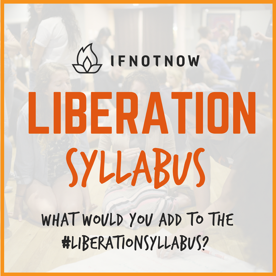 Students deserve to learn the truth from their teachers before they graduate - not after. Join us as we crowdsource a #liberationsyllabus - what book, film or topic has opened your eyes to the Occupation? Add your submission with the hashtag, and  check the full syllabus .